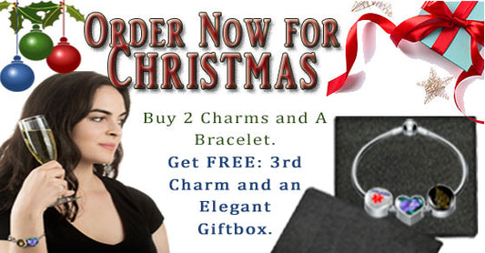 Buy 3 Charms and Bracelet: Get 3rd Charm Free Use Code 3RD-CHARM at Checkout