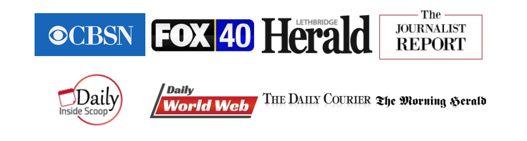 Assorted Logos from News and Media websites who have featured articles about RiseShed.com and our products