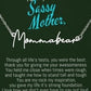 Sassy Mother Signature Name Necklace