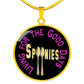 Spoonies - Living For The Good Days 18K Gold finish Pendant on Luxury Necklace