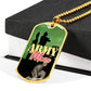 Army MUM - Dog Tag on Military chain