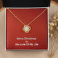 Love Knot Pendant with CUSTOMIZABLE Message Card