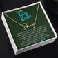 To My Sassy Mother Signature Name Necklace