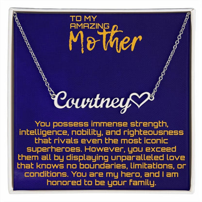 Amazing Iconic Mother Custom Name Necklace